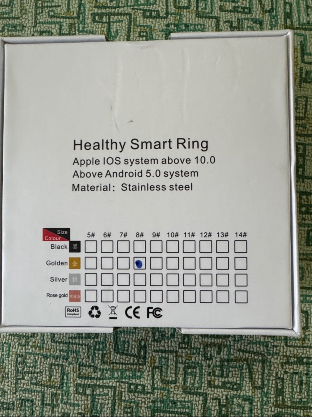 Smart Ring Gold - Picture 3 of 9